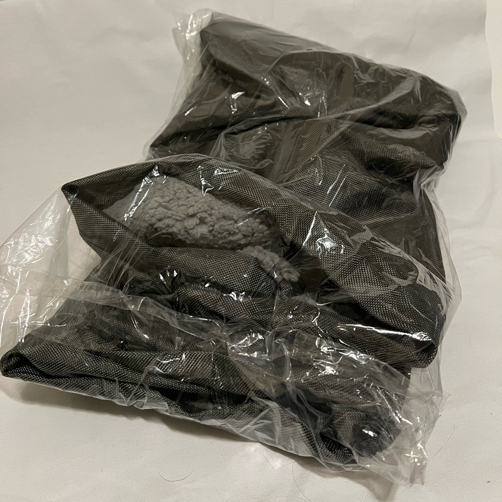 Dark gray cover for large rectangular dog bed (cover only)